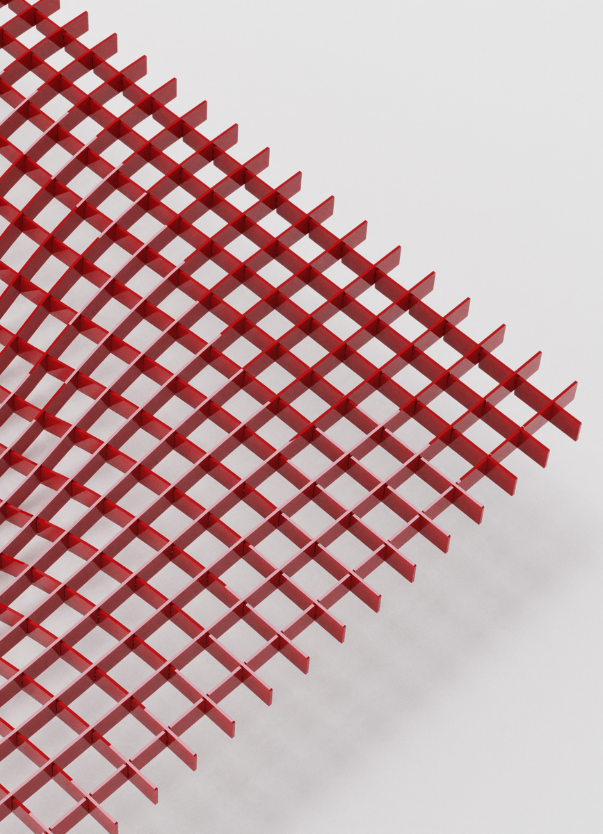 GRAVITY - CENTREPIECE - RED – Fundamental.Berlin