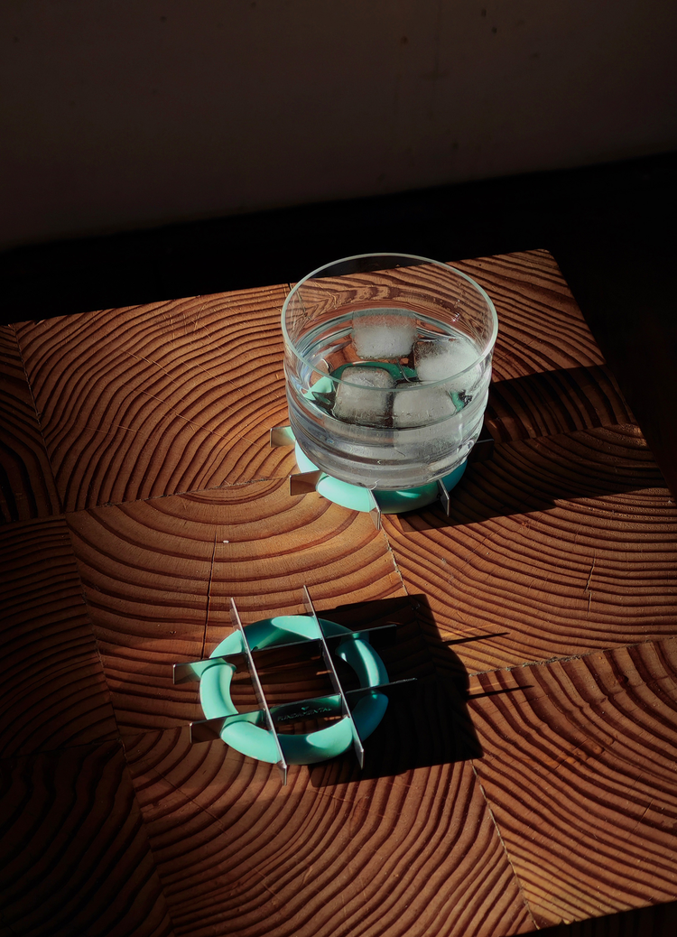 Hover Coasters in mint #color_mint