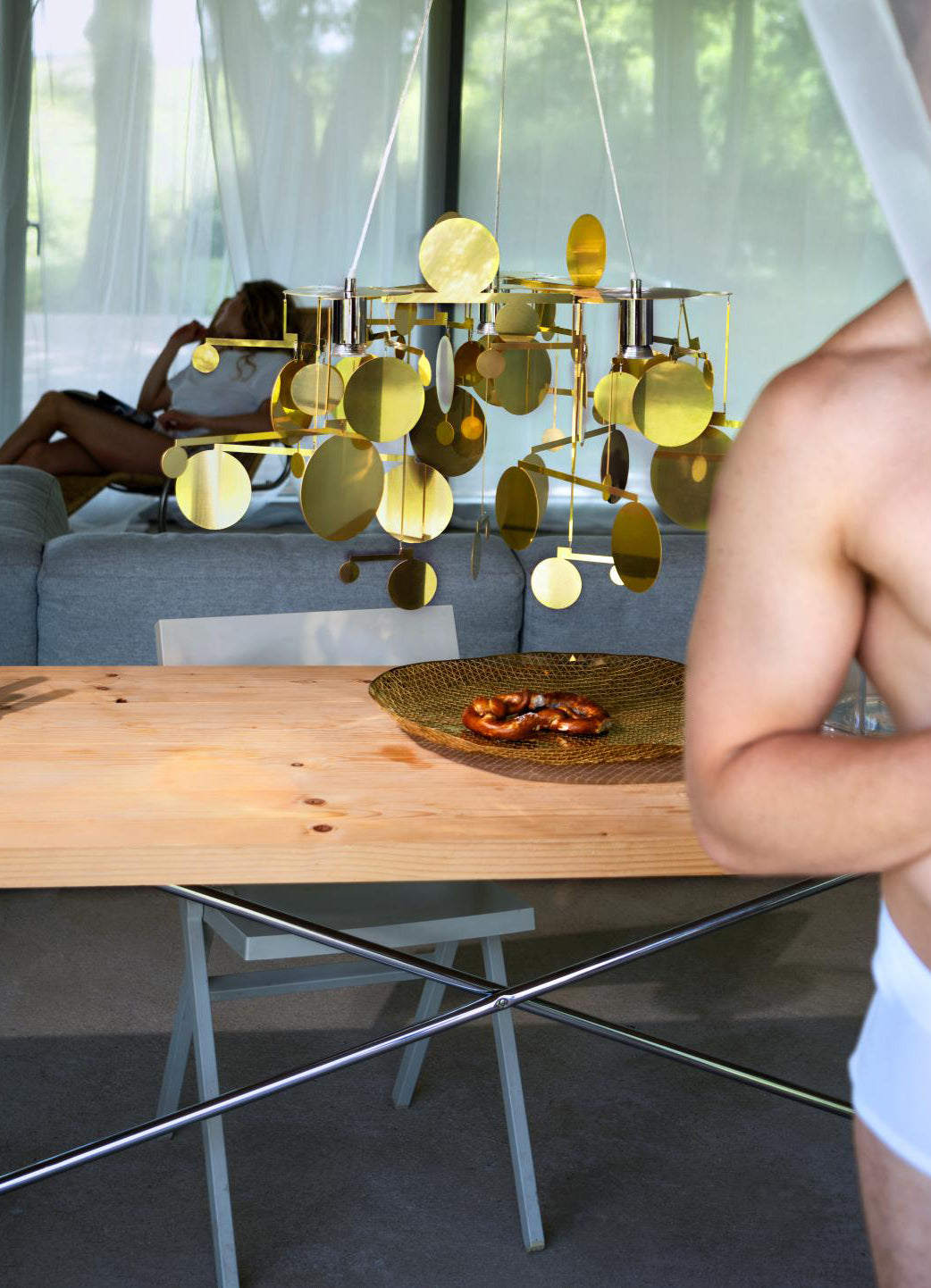 PUSH - XL CENTREPIECE BRASS