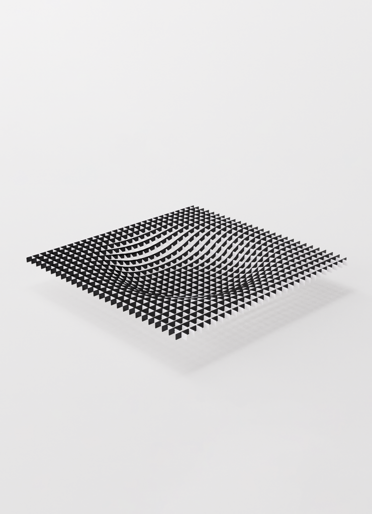 置物 Fundamental Berlin Gravity tray GRAVITY - TRAY - BLACK & WHITE – Fundamental.Berlin
