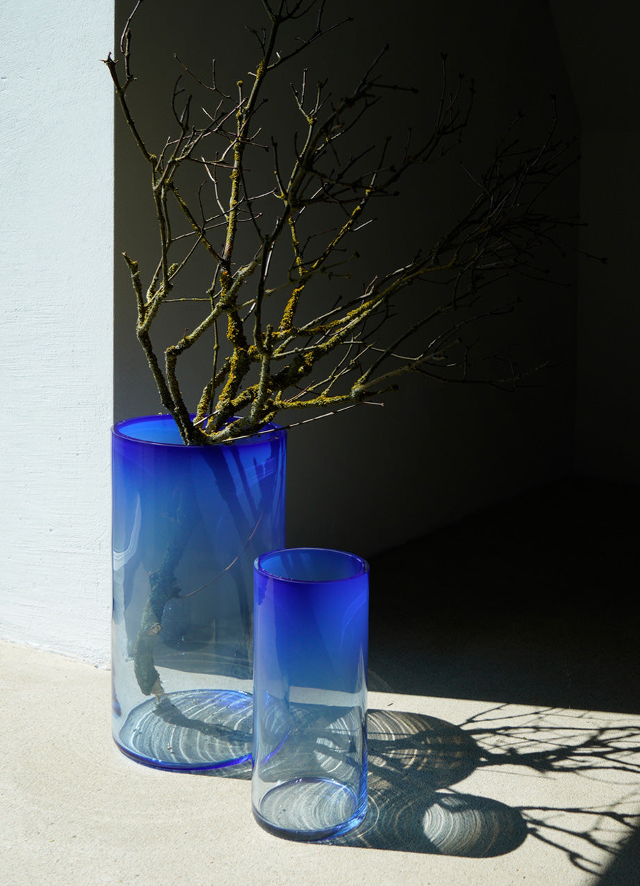 RISE - FLOOR VASE COBALT